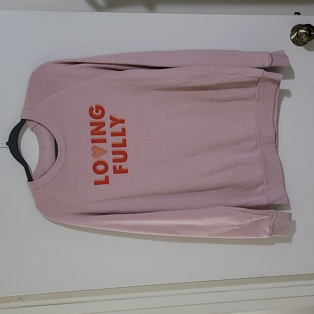 Living Fully Mallory Ervin Sweatshirt with Loving Fully Print